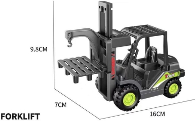 Метален Мотокар 27×14×9 см Мащаб 1:55